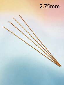 4pcs Extra Long Carbonized Bamboo Double-Ended Knitting Needles, 35cm Smooth Straight Sweater Needles, 2.0-10.0mm Multiple Sizes Available, Suitable For Large Sweater Making, Scarves And DIY Knitting Crafts - Knitting Needles - View 17