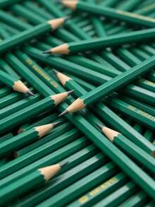 20/10pcs HB Hexagonal Green Pencils, Writing, Drawing, Exam, Suitable For School, Office, Painting And Sketching - Writing Supplies - Multicolor - View 8