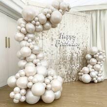 81 pezzi Kit elegante per arco di palloncini bianchi con perle - palloncini in lattice bianchi da 18/10/5 pollici, ideali per compleanni, matrimoni, proposte di matrimonio e altre occasioni. Sono decorazioni versatili per interni/esterni per anniversari, baby shower, celebrazioni, sfondi fotografici e palloncini per compleanni - Visualizzare 5