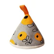 1个耐热三角锅盖搪瓷锅柄套烤箱手套微波炉手套 - 查看 11