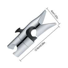 Shower Head Holder With Hair Claw Design Adjustable Height Easy Installation For Bathroom - 18-25mm Shower Rod Slide Sleeve - View 4