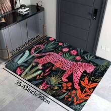 豹纹地毯，区域地毯，客厅地毯，卧室地毯，门垫，入口垫，浴室垫，厨房垫，丛林豹纹地毯 - 高級款 - 查看 7