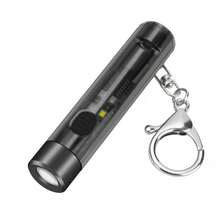 夏季海滩假日 S11 迷你强力 LED 钥匙扣手电筒,战术便携式高亮度笔形手电筒,SST20 LED USB 可充电,IP65 防水,多功能应急照明,内置电池(绿色) - 綠色 - 查看 13