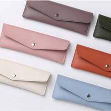 跨境热销PU皮学生铅笔盒，多功能铅笔盒带大容量卡槽，开学必备 - 單件 - 查看 4