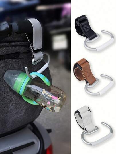 1pc Multi-Function Baby Stroller Storage Hook, Universal Stroller Hanging Hook, Easy To Install, Wall-Mounted, Suitable For Stroller And Accessories, Practical Hook
