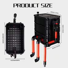 3-Layer Fish Tank Filter Box Set With 3 Filter Pads, Top Mount Drip Dry Wet Filter For Aquarium Water Circulation & Cleaning - Filter Media & Consumables - View 2