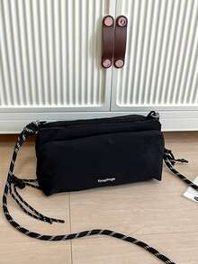 Women's Adjustable Crossbody Bag, Durable Nylon Casual Shoulder Bag, Minimalist Design Outdoor Shoulder Bag, Phone Pouch, Minimalist Shoulder Bag - Multicolor - View 13