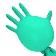 Dark Green Nitrile Gloves, Suitable For Cleaning, Pet Bathing, Hairdressing, Manicures, Bathroom Cleaning, Household Cleaning, And Kitchen Cleaning - S - 查看 8