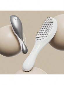 Electric Massage Comb. Anti-Hair Loss Acupressure Massager, Phototherapy Hair Care Brush, Hair Massage Comb. Type-C Fast Charging (Includes 180mAh Lithium Battery). Multi-Level Adjustment. Red & Blue Dual Light + Essential Oil Mist Nourishment + 3D Vibration. Compact And Portable. Suitable For Home And Professional Hair Salons For Women. - View 7