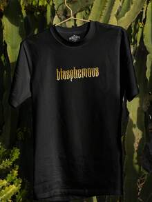 Blasphemous Metroidvania Indie Video Game T-Shirt, 100% Cotton, Unisex Plus Size, Men's Shirt - màu đen - Xem 2