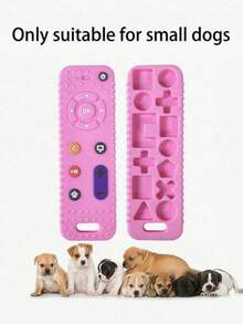 1pc Pet Dog Chew Toy, Silicone Simulated Remote Control Chew Toy, Suitable For Dogs & Cats, Reusable - Multicolor - View 5