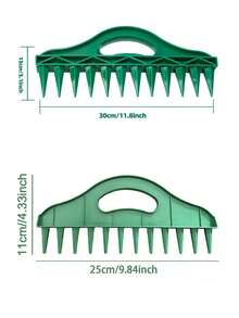 12孔播种器，适用于种植架和花盆 - 固定间距花园打孔器，手动深度控制 - A - 查看 2