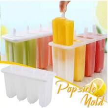 4-Cavity Popsicle Mold With 4 Reusable Popsicle Sticks - Easy Release Ice Pop Maker - Multicolor - View 2