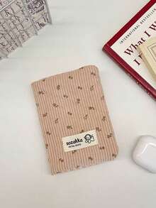 1个碎花印花旅行护照套 可爱护照夹 女士护照夹 灯芯绒护照钱包 卡通动物护照夹 卡包 柔软绗缝卡包 卡片收纳袋 - 彩色 - 查看 10