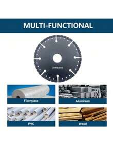 Diamond Saw Blade Metal Cutting Disc Welding Stainless Steel Diamond Blade 100mm Round Plate - Black 1pc - View 4