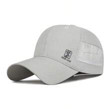 Mũ lưỡi trai lưới polyester thoáng khí, nhanh khô, thêu chữ, kiểu dáng thường ngày, thích hợp cho cả nam và nữ, thích hợp cho câu cá và chống nắng. - A - Xem 17