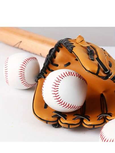 1 quả bóng chày mềm bằng PVC 9 inch, bóng tập luyện gậy bóng chày