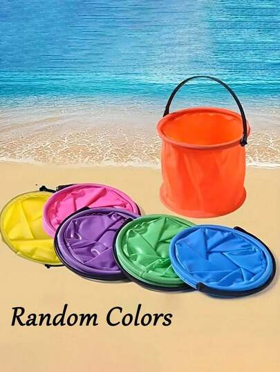 Cubo plegable de PVC, duradero y portátil, adecuado para la playa, camping, picnic, pesca, pintura, actividades al aire libre - fiesta de jardín, cubo de lavado de pinceles de pintura con niveles, cubo de lavado de pinceles de pintura sin niveles, cubo de lavado de pinceles de pintura plegable y telescópico, artículo esencial