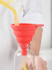 Brodark Silicone Foldable Funnel, Creative Kitchen & Dining Liquid Dispenser Tool - View 6