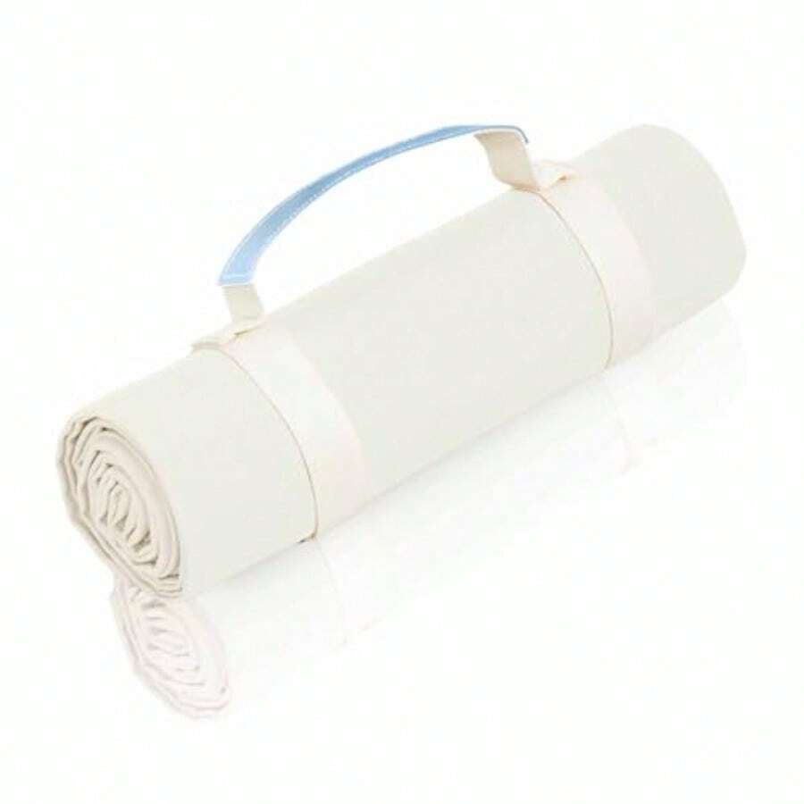 White  Blanket And Beach Mat Canva Hine Wahable Lar 4'9" * 6'3" - 49 x 63 - 查看 1