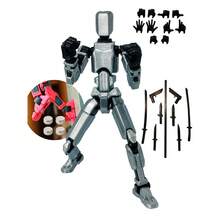 Dummy 13 Enhanced Articulated Doll Assembly Kit With Magnet - 銀色 - 查看 1