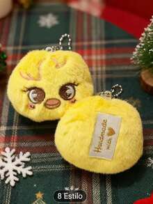 Llavero peluche accesorio kpop stray niños perdidos  musica coreana kpop estilo infantil animales  Encantador    Tela - Pollo 2 - Ver 2