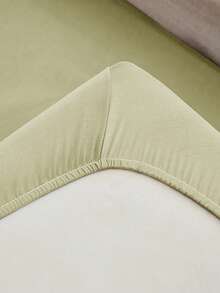 1pc Solid Color High Elastic Milk Silk Sofa Cushion Cover, Dust-Proof 4-Season Removable Machine Washable Sofa Decorative Cover, Suitable For Living Room Polyester Sofa Cushion Cover, Backrest Cover, Black, Light Gray, Light Mocha - Cream Yellow - View 8