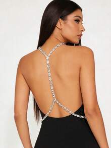 1 chiếc dây chuyền đeo quanh thân gợi cảm mới năm 2026, dây chuyền xương quai xanh sang trọng tối giản. - nhiều màu - Xem 2