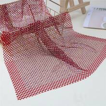 1pc Tulle Mesh Elastic Fabric With Luxury Rhinestones, 35x50cm, Suitable For Wedding Dress, Headscarf Decor - Multicolor - View 20