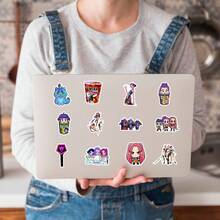 50pcs K-POP Girl Group Cartoon Stickers - 50pcs Waterproof Cute Chibi Character Stickers Suitable For Water Bottles, Laptops, Skateboards, Phone Cases And Diaries, Perfect Gift For K-POP Fans, Teenagers And Girls - Multicolor - View 8
