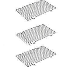 1/2/3 Packs Baking Cooling Rack, 16x10 Inch Baking Rack, Thickened Wire Cookie Rack, Suitable For Cooking, Baking, Grilling, Drying, Oven, Fits Half Sheet Pan, Black Christmas Party - Multicolor - View 5