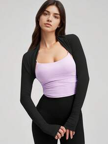 Manga de proteção para ombros feminina, elegante e plus size, com proteção solar e proteção UV para uso casual ao ar livre. Ideal para o dia a dia, confortável, versátil, perfeita para viagens e festivais. - manga de braço - Ver 4