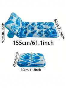 1 pieza Balsa inflable ajustable, Tabla de flotación para adultos de PVC duradero de múltiples piezas, Flotador con respaldo para piscina, Tumbona flotante para piscina, Adecuado para fiestas en la piscina y parques acuáticos - Multicolor - Ver 6