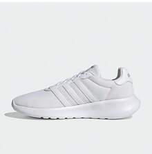 Adidas حذاء رياضي نسائي جديد LITE RACER 3.0 - حذاء رياضي منخفض، خفيف الوزن، يسمح بالتهوية، مناسب للجري اليومي - أبيض - مشاهدة 5