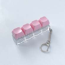 Keyboard Stress Relief Toys, Keyboard Keychain Toys, Staring Push Button Toys, Finger Pressing Keyboard Toys, For Stress Relief, Killing Time, Art Hobby, Collection, Party Supplies, Creative Toys For Teenagers, Pressure Relief Toys For Teenagers - Multicolor - View 12