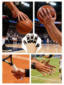 1pc Adjustable Finger Splint Support Brace, 3-Point Fixed Finger Support Splint With Aluminum Strip, Relieve Pain Finger Fixator Suitable For Fracture, Arthritis, Tendinitis, Suitable For Male/Female Athletes & Gamers - Multicolor - View 6
