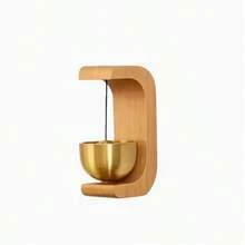 1 pieza Campana decorativa artística de metal - Alerta de sonido fuerte e impermeable, aleación de cobre duradera, elegante decoración del hogar, adecuada para entrada, oficina, regalo festivo, campana decorativa para el hogar, campana de oficina, campana decorativa, diseño exquisito - Multicolor - Ver 9