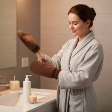 双层自晒黑去角质手套 - 彩色 - 查看 6