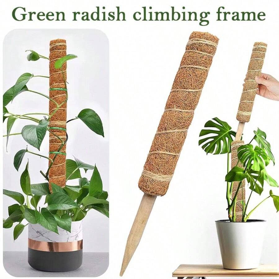 30/40/50cm Coconut Fiber Plant Climbing Trellis, Gardening Vine Climbing Support Frame - A - View 1