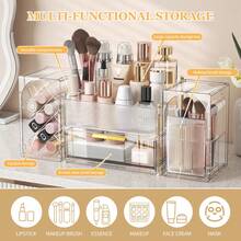 高端化妆品收纳盒,护肤品、面膜、乳液收纳盒,防尘桌面支架 - 彩色 - 查看 4