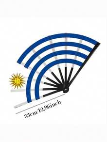 Made Of High-Quality Fabric And Plastic Ribs, With Vibrant Printed Patterns That Showcase Fashionable And Cultural Taste, Suitable For Various Celebration Occasions. - Red - View 2