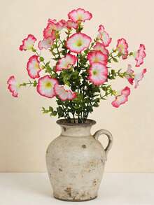 1 Set Artificial Morning Glory Flower Artificial Plant Set, Suitable For Spring/Summer Home Decor, Morning Glory Hanging Basket, UV Resistant, Applicable For Outdoor Decor, Garden, Patio, Wedding, Summer Decor, Home Decor, Living Room, Bedroom, Tabletop, Wall Decor, Vase Filler - Multicolor - View 7