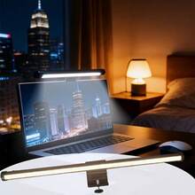 1pc LED Screen Light, Computer Screen Ambient Light, Indoor Lighting Lamp, Desk Lamp, Adjustable Three Colors, Three-Button USB Wire Control, 45-Degree Adjustable Angle, Computer Lamp, Eye-Care Lamp, Reading Light - USB - View 10