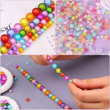 10-100 hạt acrylic rời, hạt bốn cạnh, hạt dùng làm đồ trang sức DIY, nguyên liệu thủ công cho vòng cổ, vòng tay, phụ kiện túi xách. - tự làm lấy - Xem 8