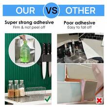 WalDecoo 5/10/20pcs 9"X11.8" 3D Self-Adhesive Waterproof Wall Stickers, Removable Wallpaper Suitable For Kitchen, Bathroom, RV, Home Decor - T80577 Dark Green - View 10