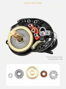 全新 Garcia Original PRO MAX PMAX3 左右手通用抛饵式渔线轮，小巧顺滑，速比 7.1:1，8 轴承，最大刹车力 8.1kg，水滴式抛饵式渔线轮 - 彩色 - 查看 9