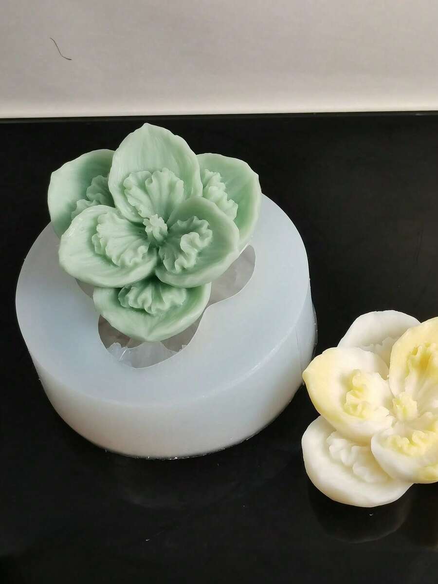 山茶花DIY手工香氛石膏多功能硅胶模具 - 花朵 - 查看 1