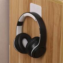 Wall-Mounted Headphone Hanger, Self-Adhesive Hook, Durable Plastic Headphone Display Stand, Computer Headphone Holder, Luggage And Miscellaneous Hooks, Easy To Install - Multicolor - View 8