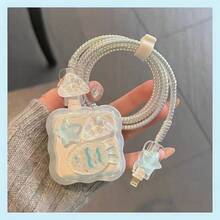 Cute Fish 35W Wave Style Apple Charger Protective Case, Data Cable Protection Sleeve To Prevent Breakage - Multicolor - View 6