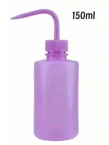 1-2 piezas Botella de plástico exprimible - Herramienta de regadera, Botella de riego para suculentas y flores con pico curvo de plástico, Botella de riego para plantas en maceta con pico puntiagudo, Botella de limpieza de tatuajes, Viaje - Multicolor - Ver 20